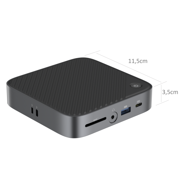 M-TECK Dual HDMI Docking station (100W) + 3 x USB-A + Ethernet + Audio + SD/MicroSD + 1 x USB-C - Afbeelding 6