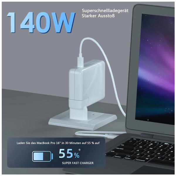 USB-C Oplader 140W - Afbeelding 4