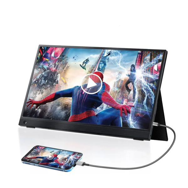 M-TECK USB-C Monitor 13.3 inch FHD met extra HDMI aansluiting - Afbeelding 4