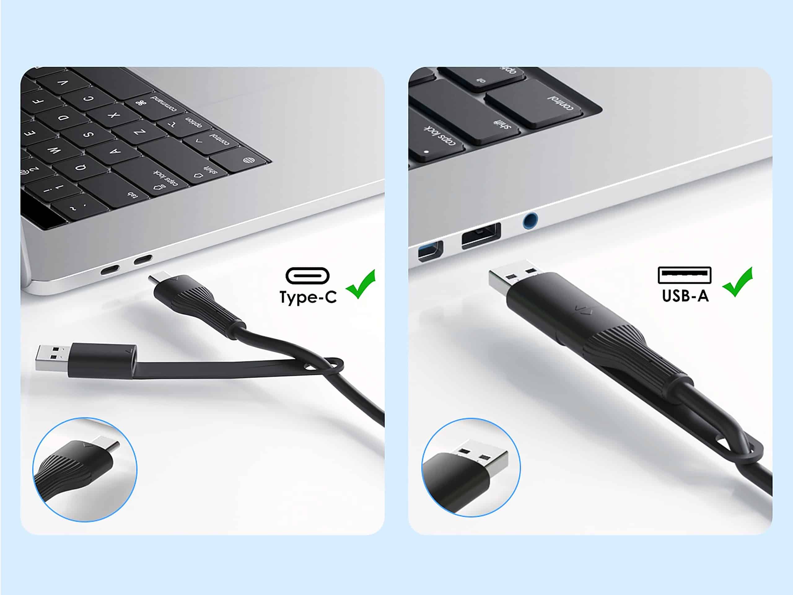 M-TECK Pro Max USB-C Docking Station - 2 x HDMI - 2 x Displayport - Ethernet - 4 x USB-A - 2 x USB-C - Audio - 100W opladen - Alle type MacBook en Laptop - Afbeelding 3