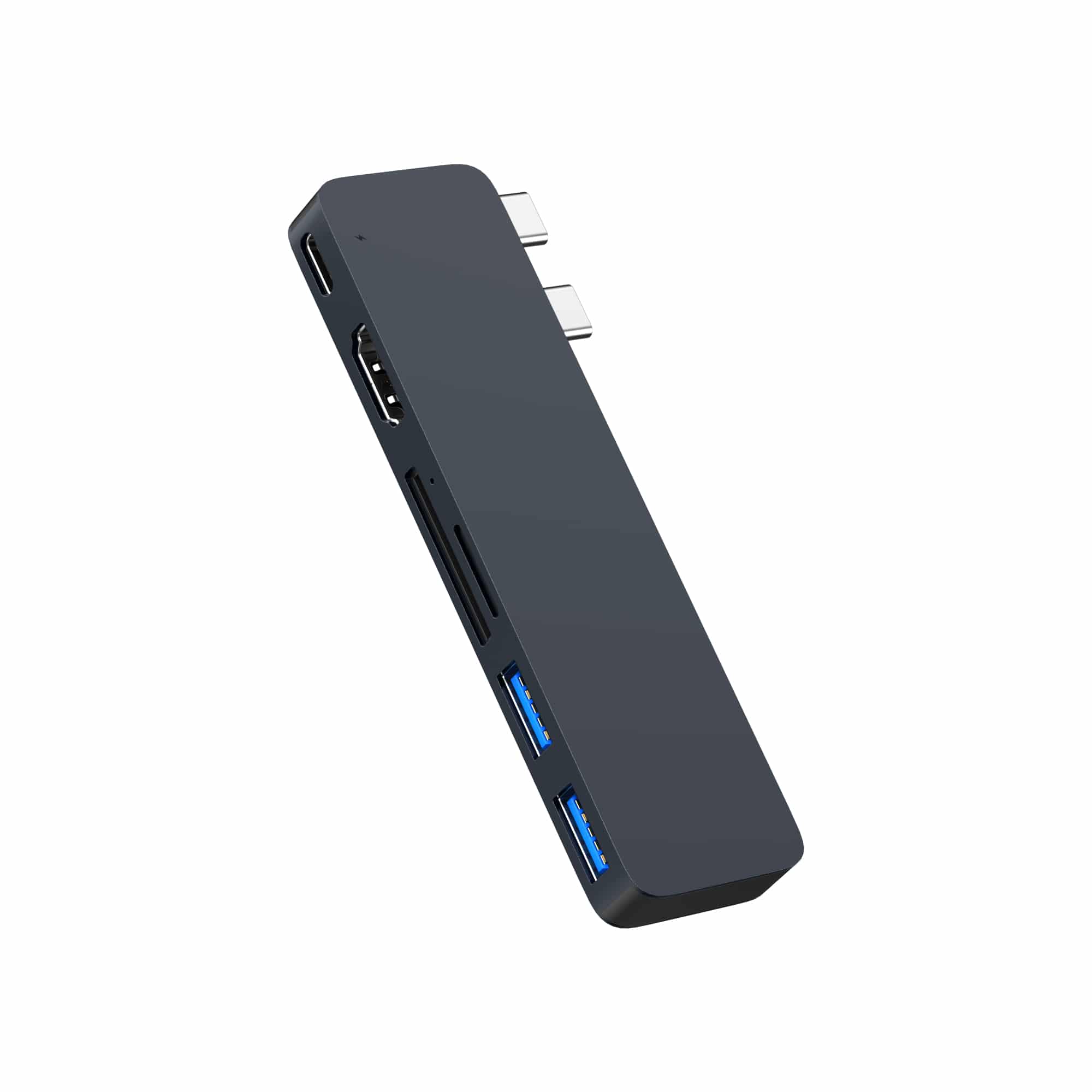 M-TECK MacBook Air | Pro Dock - Hub met HDMI 4K - Thunderbolt - 2 x USB3.0 - SD/MicroSD - (Kleur: Midnight) - Voor alle M-series - Afbeelding 10