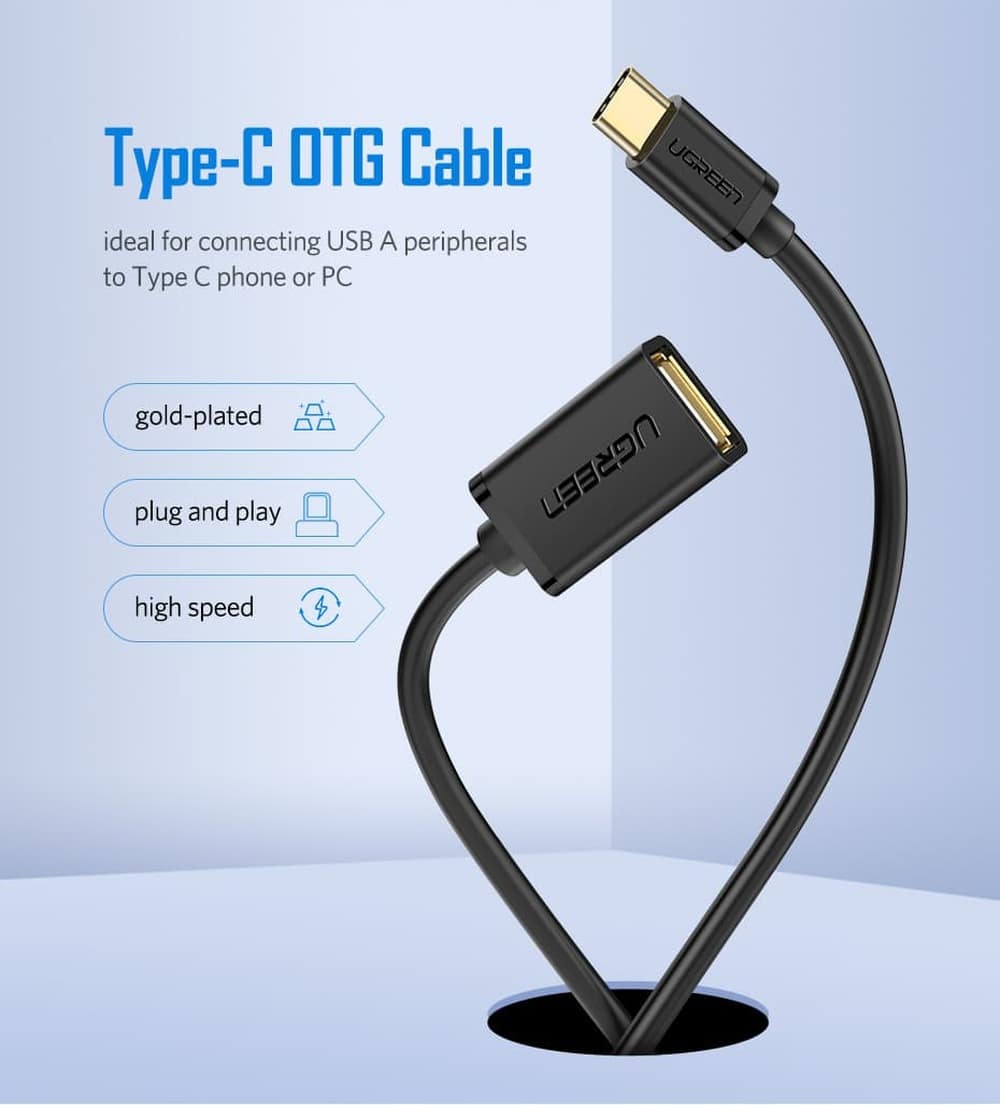 USB-C naar USB 3.0 (vrouwelijk) adapterkabel - Afbeelding 3