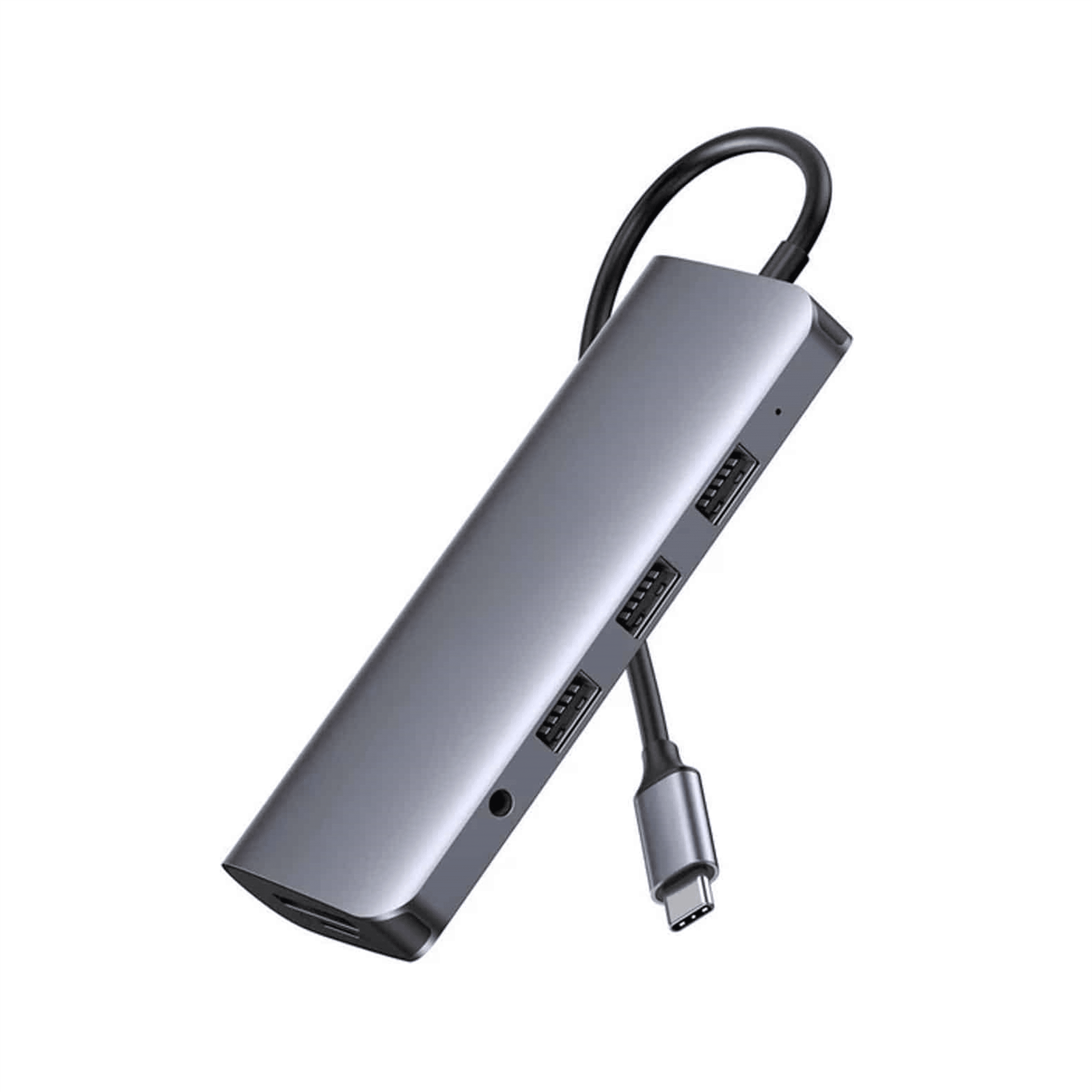 M-TECK 8-in-1 USB-C Hub Docking Station met HDMI + 3 x USB-3.0 + USB-C (Opladen)+ SD/Micro SD + Ethernet - Afbeelding 8