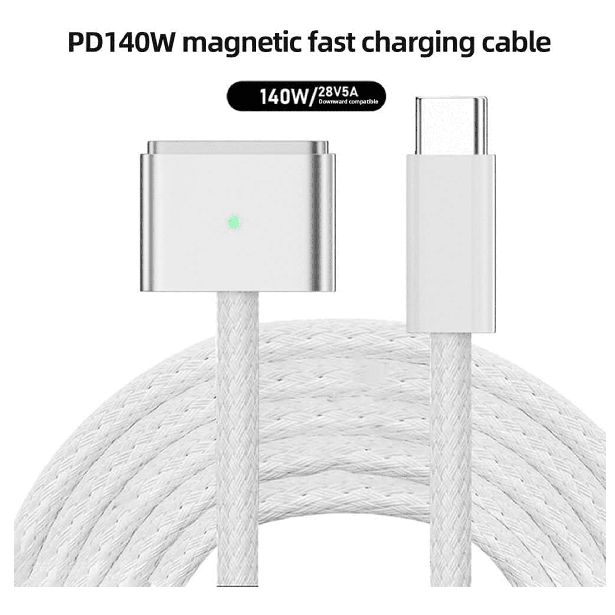 USB-C naar MagSafe 3 kabel zwart (2 meter) - Afbeelding 2