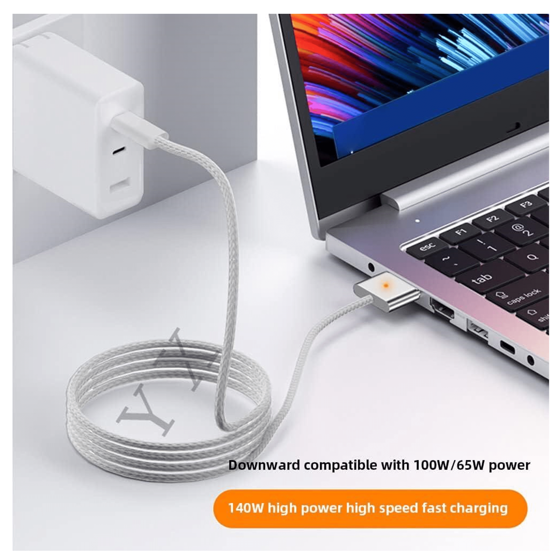 USB-C naar MagSafe 3 kabel zwart (2 meter) - Afbeelding 6