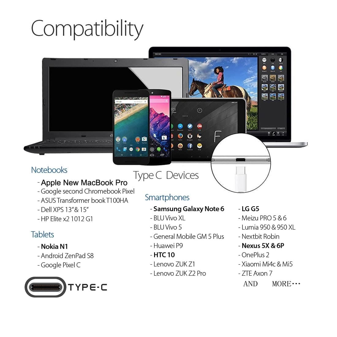 USB-C naar USB-C Verlengkabel voor Dock, Hub of Adapter - Afbeelding 5