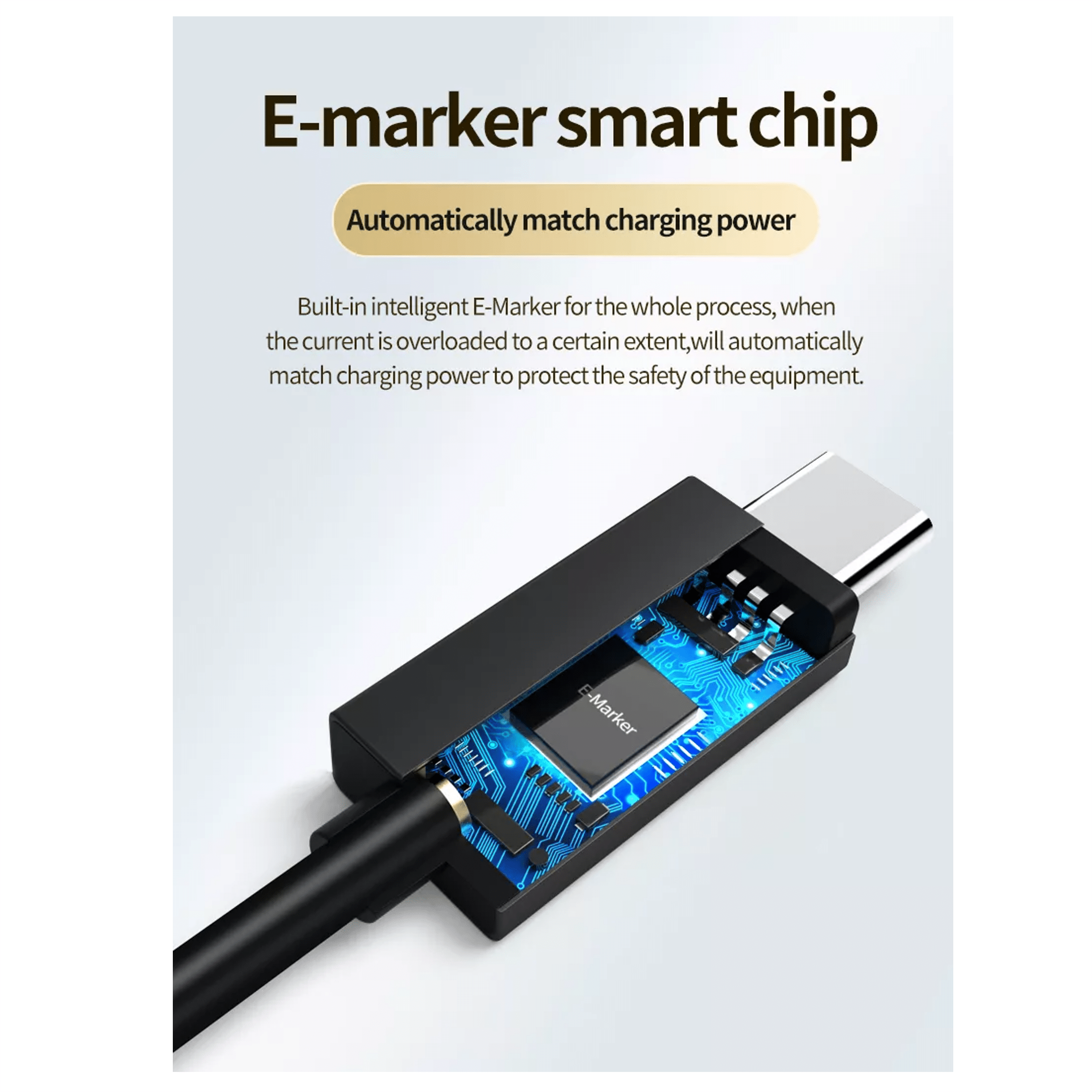 USB-4 kabel 40Gbit/s + 240W opladen + Video (1 meter) - Afbeelding 3