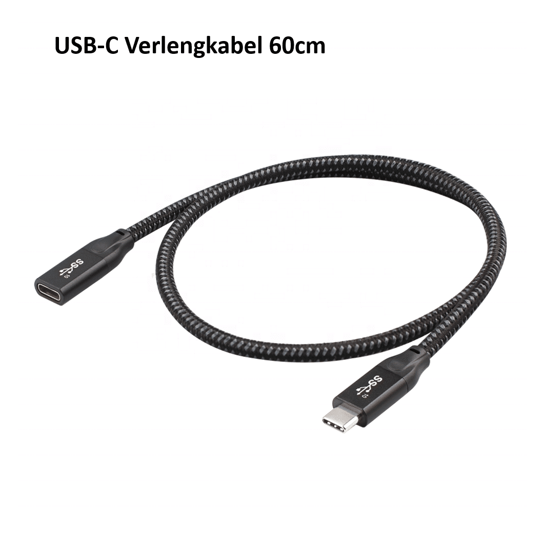 USB-C naar USB-C Verlengkabel voor Dock, Hub of Adapter - Afbeelding 3