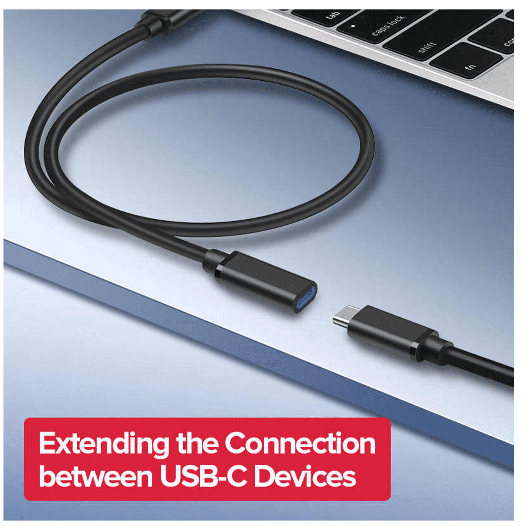 USB-C naar USB-C Verlengkabel voor Dock, Hub of Adapter - Afbeelding 4
