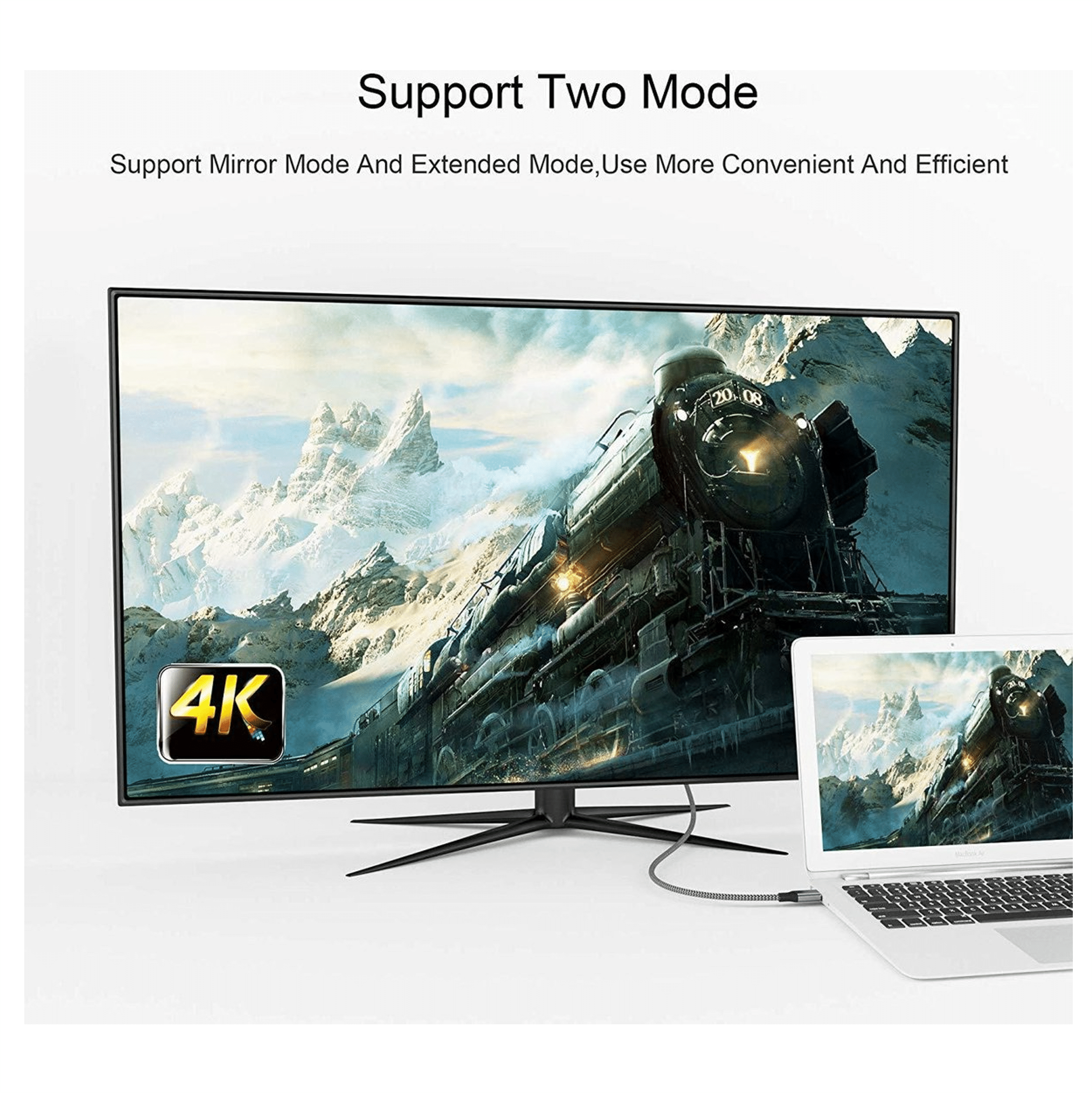 USB-C naar mini-DisplayPort 1.2 kabel 1.8 meter - Afbeelding 6